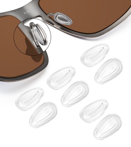 Clear replacement nose pads - clear,